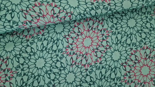 Viskose Webware Mandala